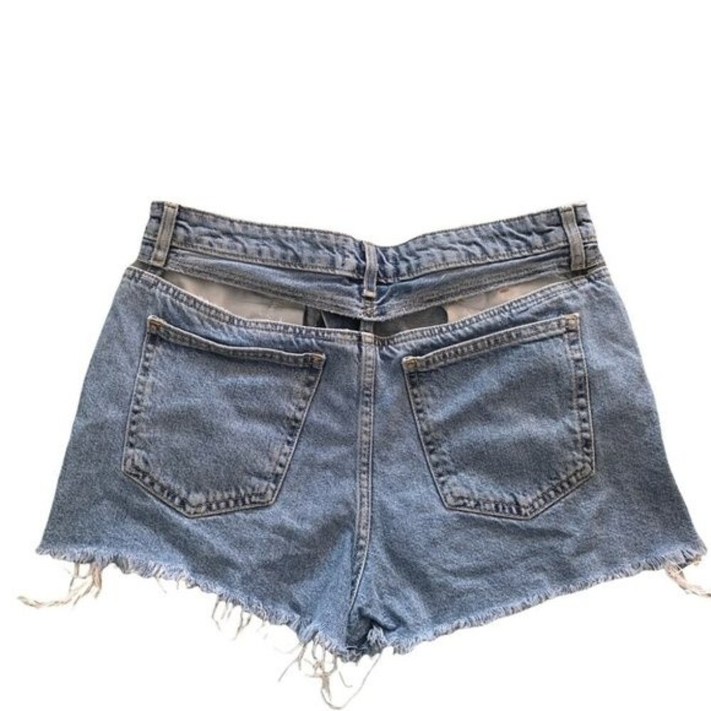 Forever 21 Cut Out Denim Shorts Size 28